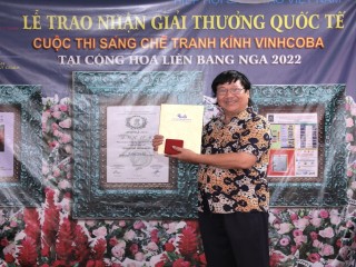 Tự hào tranh kính Vinh COBA nhận giải thưởng sáng chế Quốc tế